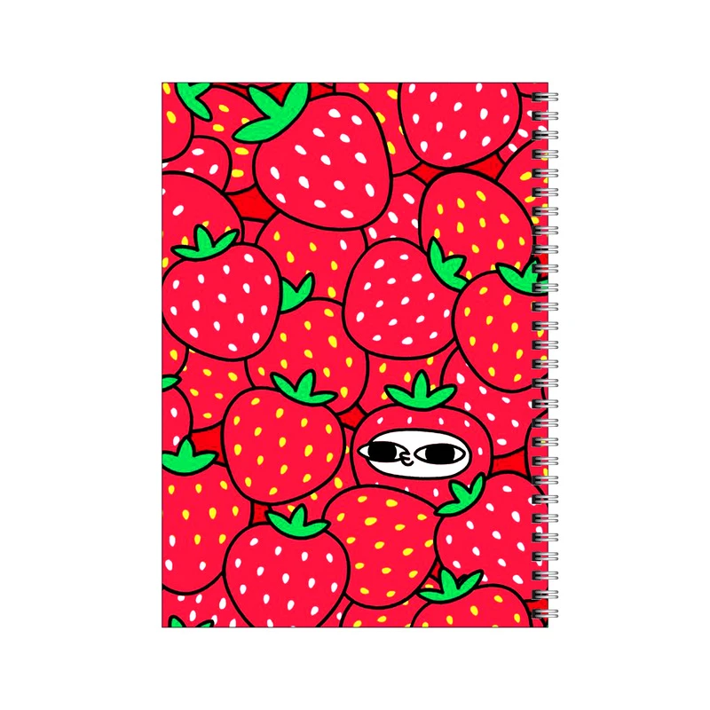 دفتر مشق 50 برگ بامبیلیپ طرح شخصی در میان توت فرنگی ها کد 6960870