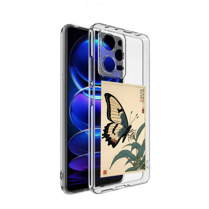 کاور طرح Basme Butterfly  مناسب برای گوشی موبایل شیائومی Xiaomi Note 12 Pro 5G