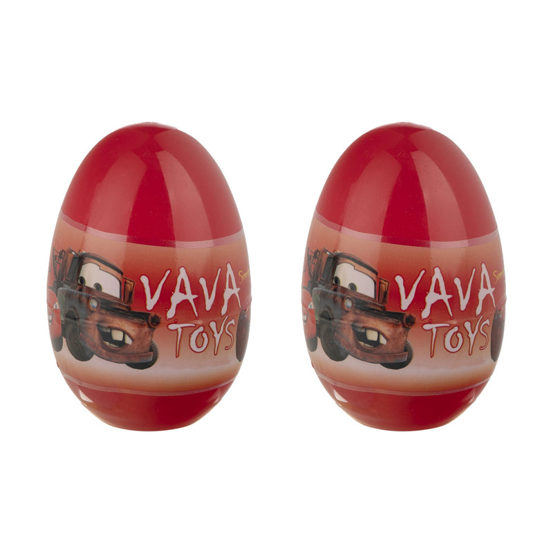 اسباب بازی شانسی وو تویز طرح تخم مرغی مدل Twin Mcqueen مجموعه 2 عددی