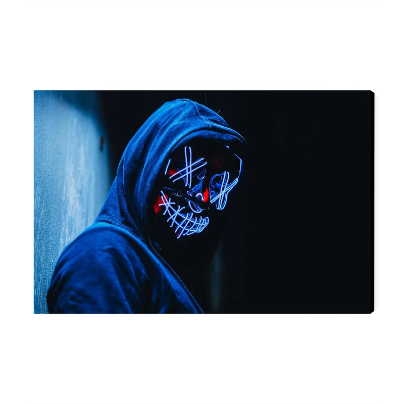 تابلو شاسی عرش مدل فانتزی پسرونه ماسک شبرنگ کد As1406