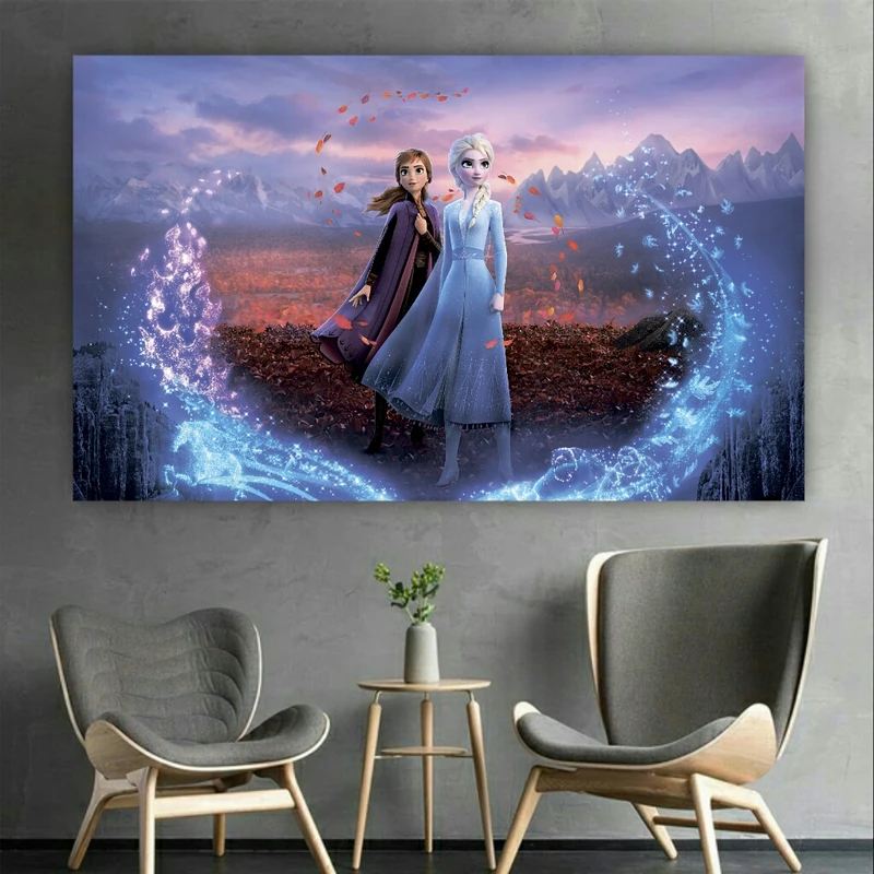  پوستر دیواری طرح ملکه برفی مدل ZB337