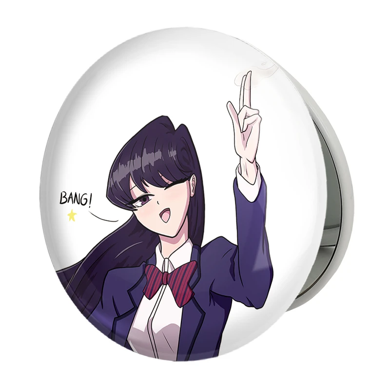 آینه جیبی خندالو طرح انیمه کومی سان مدل تاشو کد 16072 