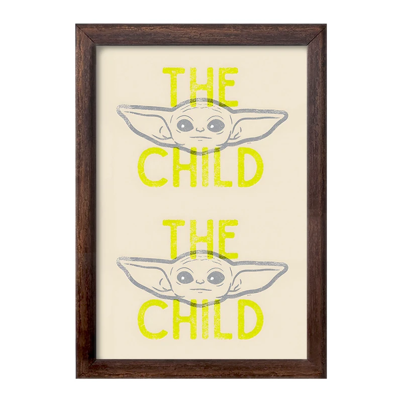 تابلو خندالو طرح بیبی یودا کد F9672