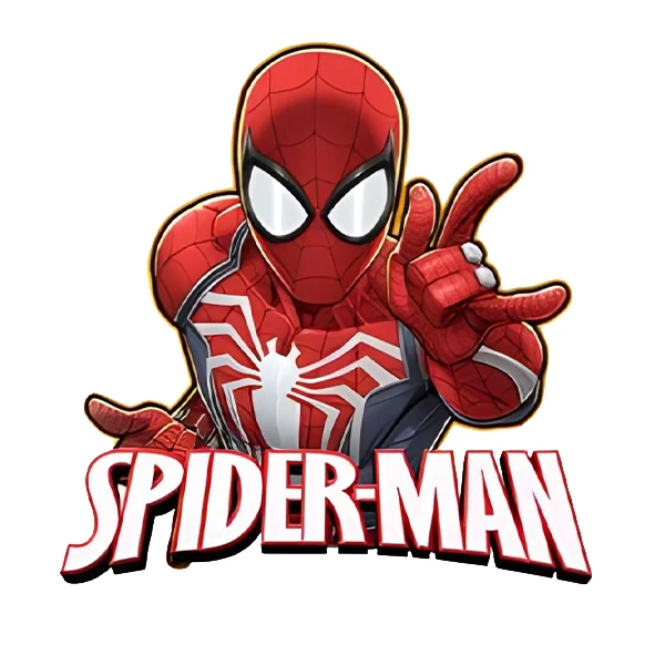 استیکر پارچه و لباس پاد آفرین طرح کارتونی مرد عنکبوتی کد 5602