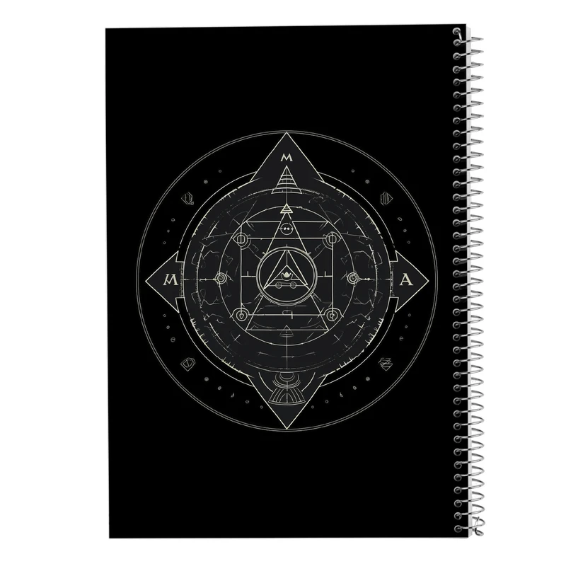 دفتر ژورنال نویسی 50 برگ مدوپد مدل نقطه ای طرح Fullmetal Alchemist کد DF2357