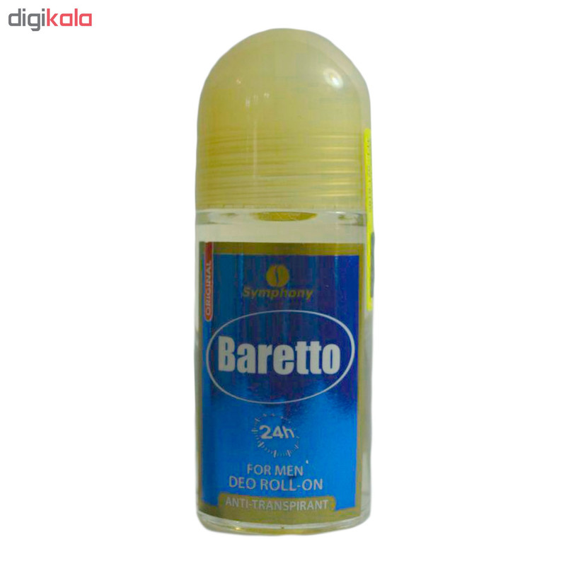رول ضد تعریق مردانه سیمفونی مدل BARETTO حجم 50 میلی‌لیتر
