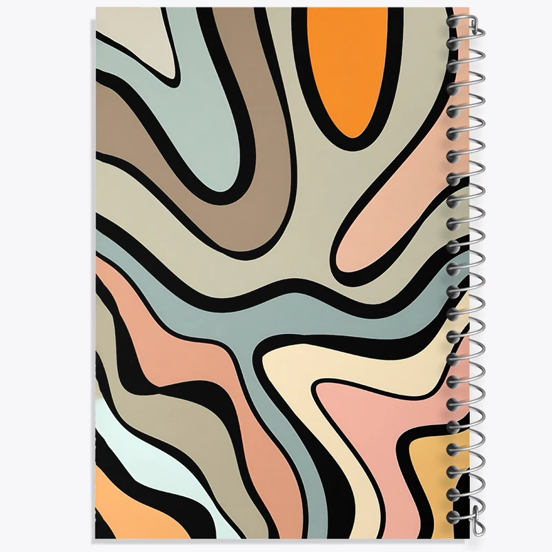 دفتر لیست خرید 50 برگ خندالو طرح پترن فانتزی کد N2616