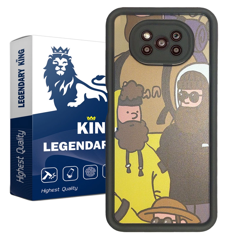 کاور لجندری کینگ طرح کاپشن مناسب برای گوشی موبایل شیائومی Poco X3 / X3 Pro