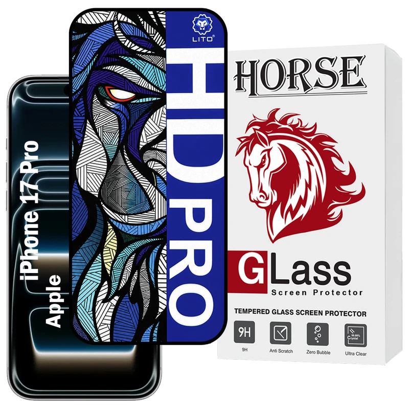 محافظ صفحه نمایش هورس مدل LITOHDH مناسب برای گوشی موبایل اپل iPhone 17 Pro