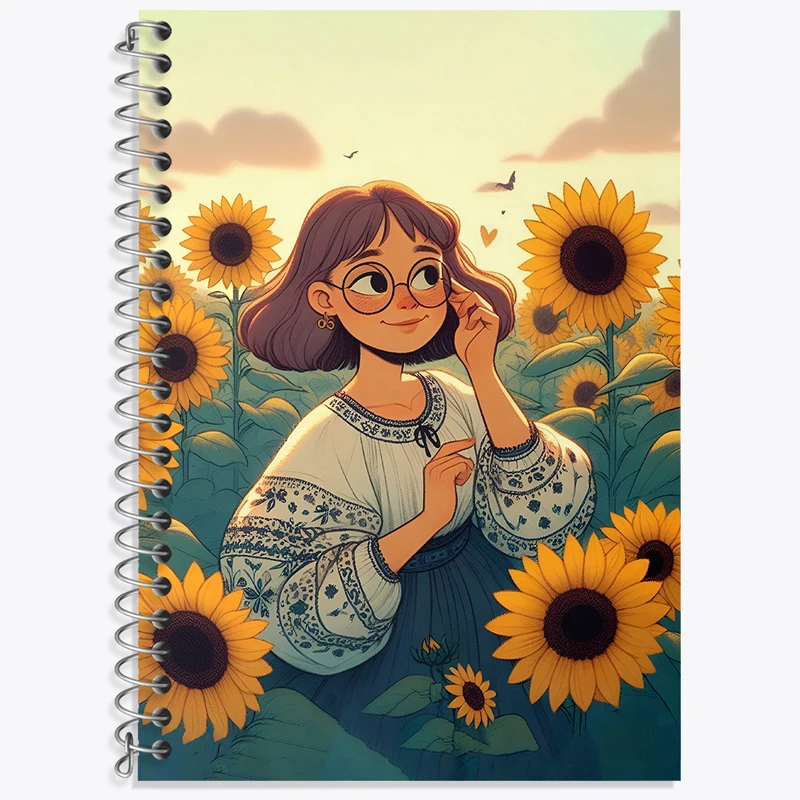 دفتر لغت 50 برگ خندالو طرح دخترانه کد N4802