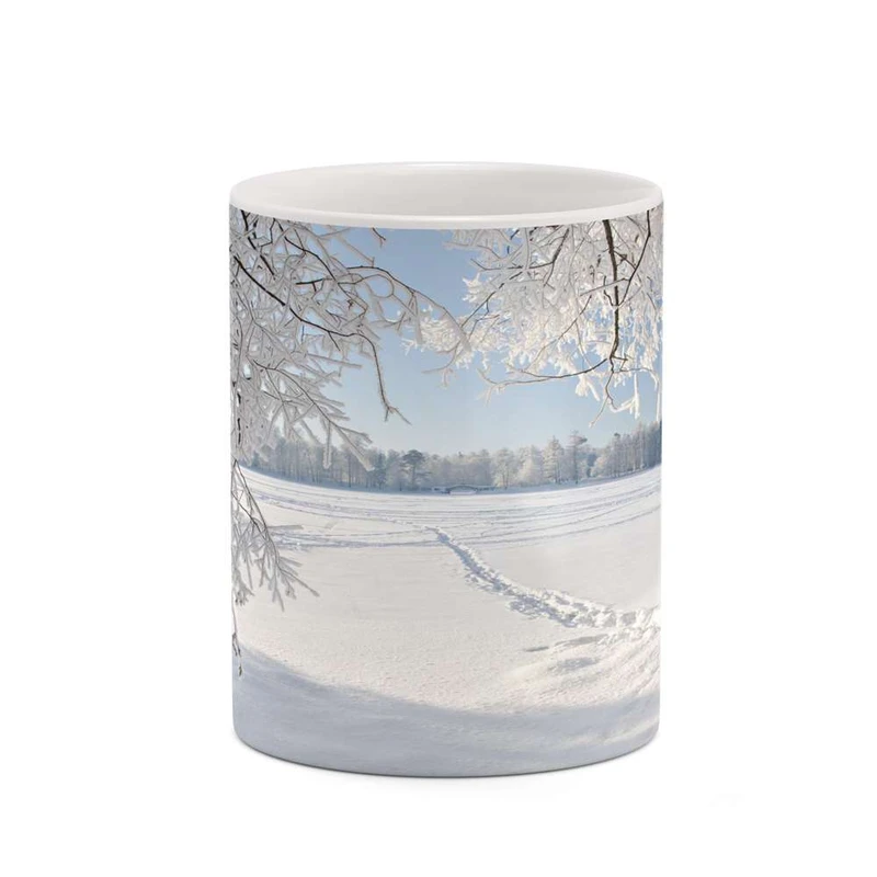 ماگ کاکتی مدل منظره برفی کد mgh18496