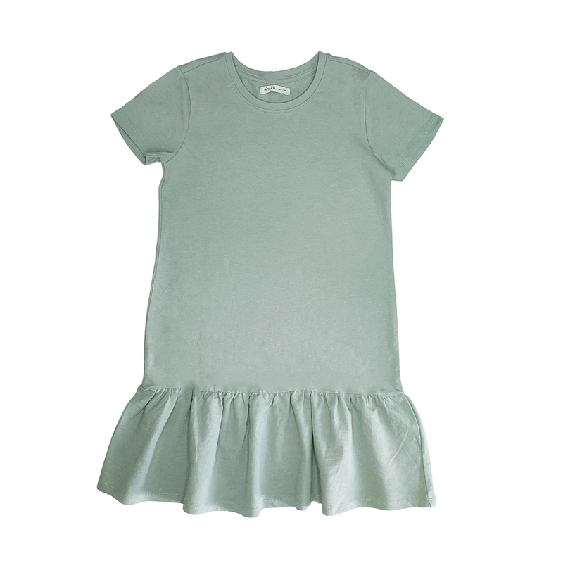 پیراهن آستین کوتاه یقه گرد دخترانه سین سی مدل 6659