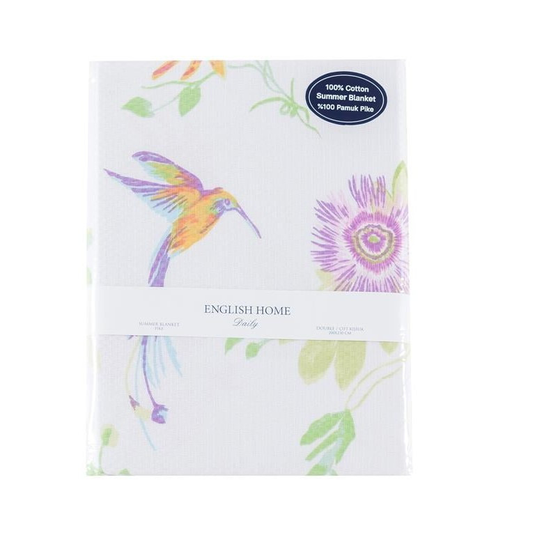روتختی دو نفره انگلیش هوم مدل Humming Birds سایز 230x200 سانتی متر