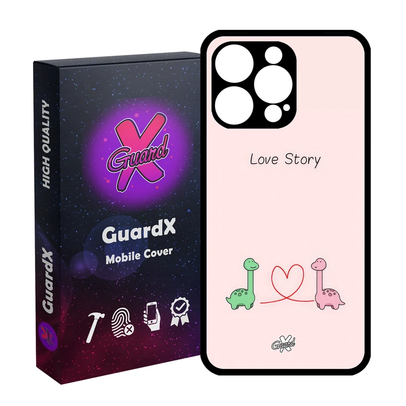 کاور گارد ایکس طرح Love مدل Glass10654 مناسب برای گوشی موبایل اپل iPhone 15 Pro Max