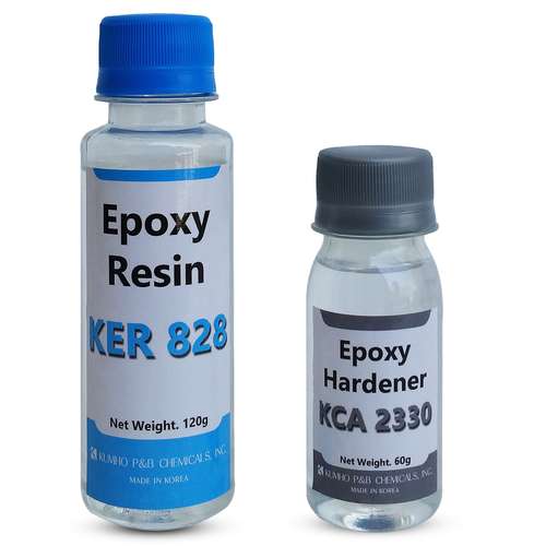  رزین اپوکسی کومهو پی اند بی کمیکالز مدل غلیظ کد KER828 وزن 180 گرم به همراه هاردنر