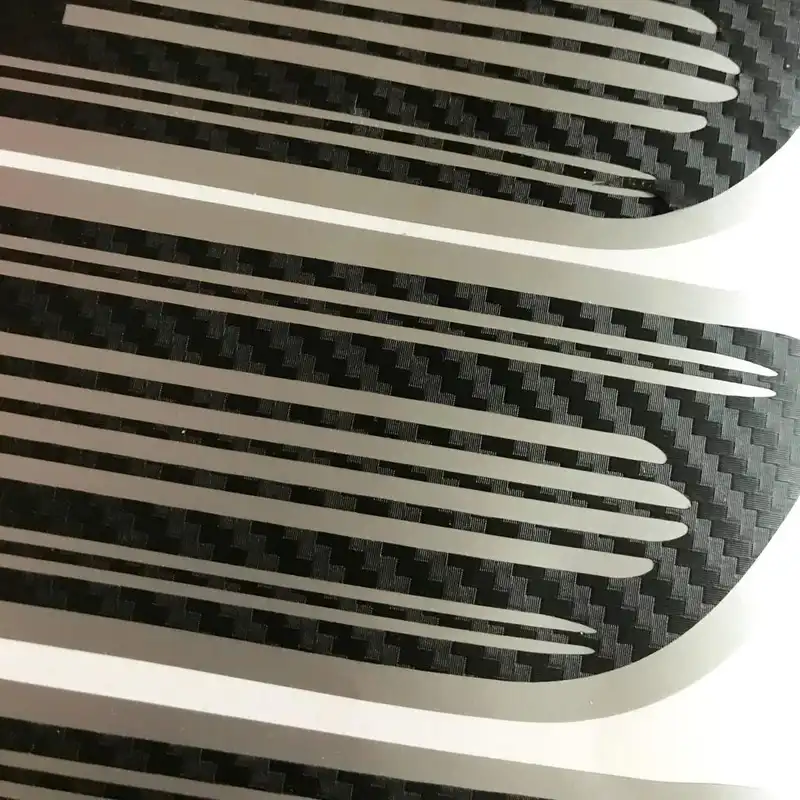 برچسب بدنه خودرو مهدیار مدل کربن کد sp139 مناسب برای پراید بسته 4 عددی