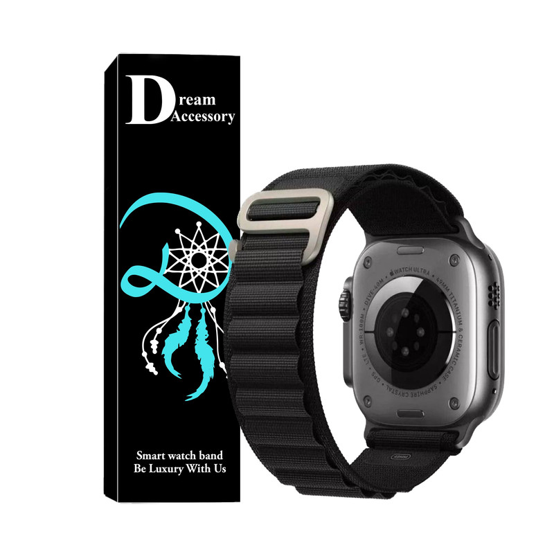 بند دریم مدل Alpine Loop مناسب برای اپل واچ سری 10 سایز 44 میلیمتری مدل WATCH SE 10