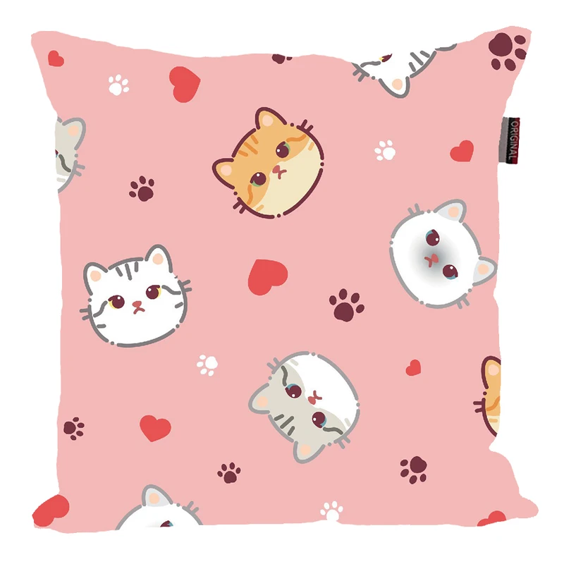 کوسن ناریکو مدل فانتزی طرح گربه کد 01029