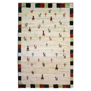 گبه دستبافت یک متری بیات کد BT-256467