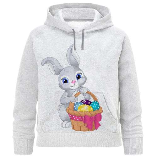 هودی دخترانه مدل خرگوش و سبد D72