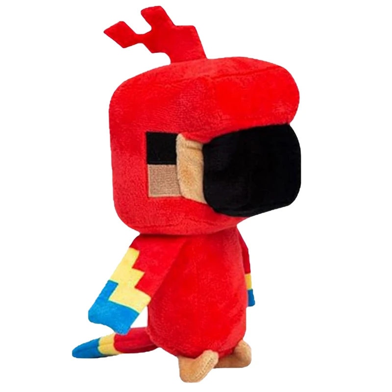 عروسک مدل ماینکرافت طرح طوطی ارتفاع 20 سانتی‌متر