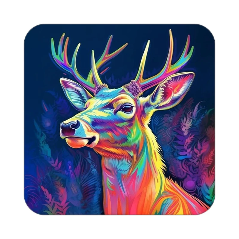 زیر لیوانی کاکتی طرح حیوانات رنگی مدل mp26560