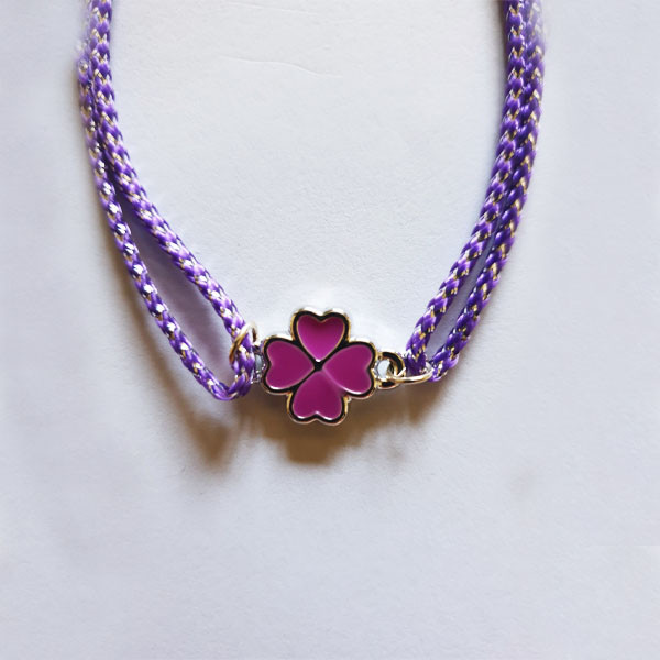 دستبند دخترانه مدل گل کد 62