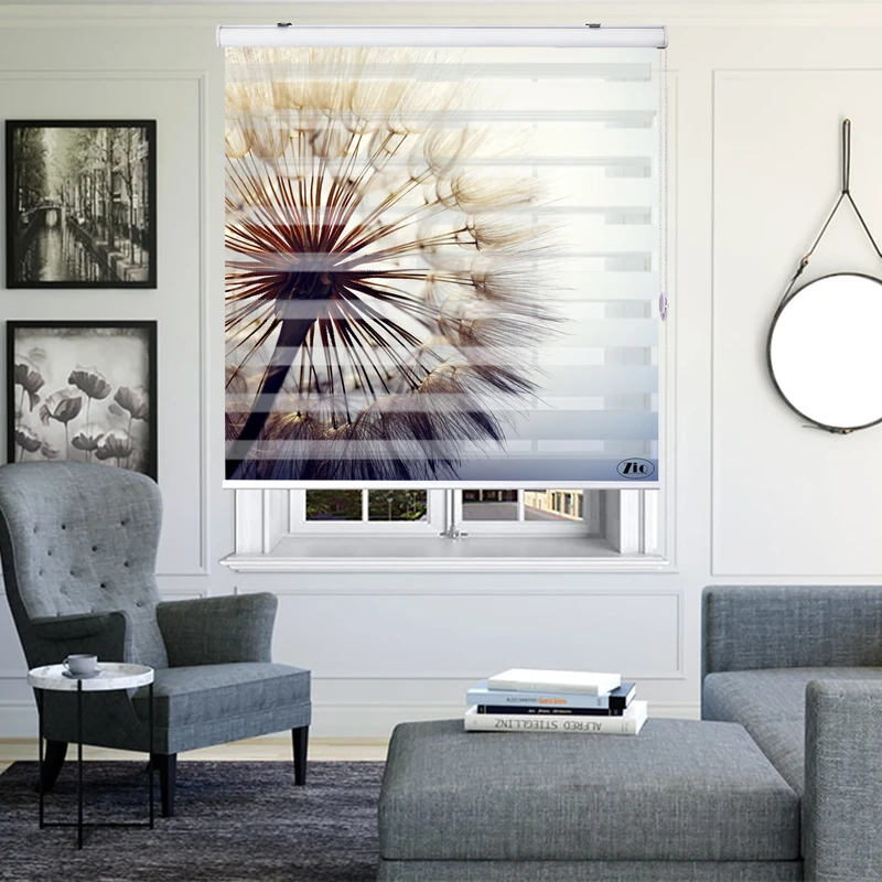  پرده زبرا زیو مدل L5046 سایز 100x200 سانتی متر