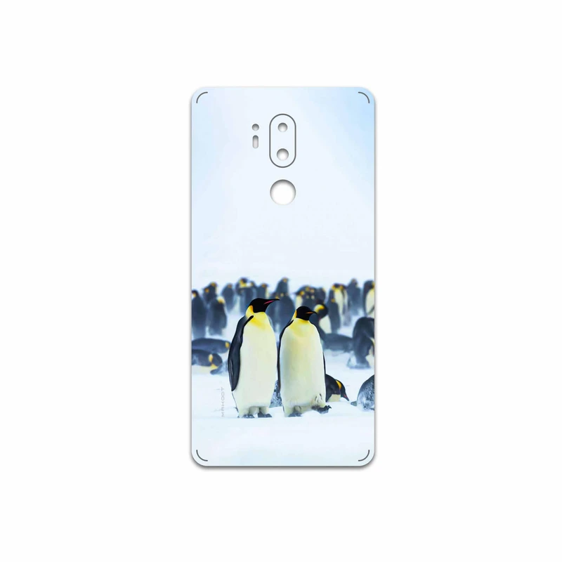 برچسب پوششی ماهوت مدل Penguin مناسب برای گوشی موبایل ال جی G7 PLUS THINQ