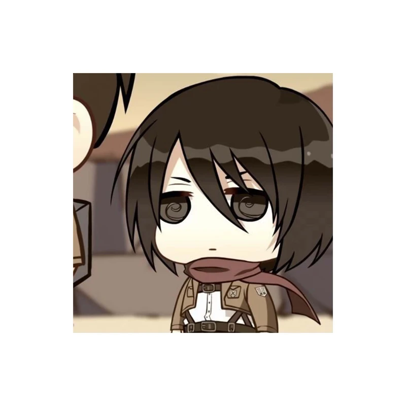 استیکر لپ تاپ و موبایل مدل انیمه طرح حمله به تایتان میکاسا آکرمن Attack on Titan Mikasa Ackerman کد 4606