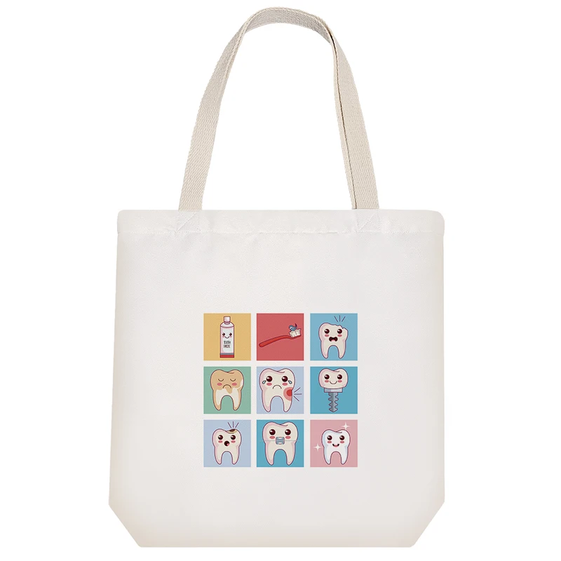 ساک خرید خندالو مدل دندان و دندان پزشکی کد 2707