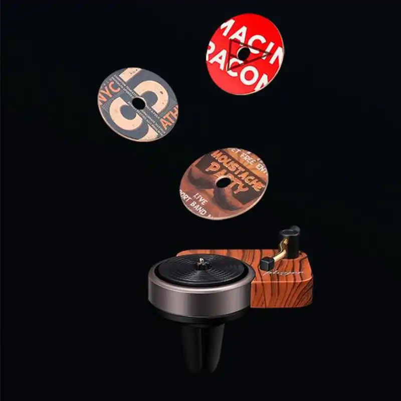 خوشبوکننده دریچه ای خودرو مدل گرامافون کد 01