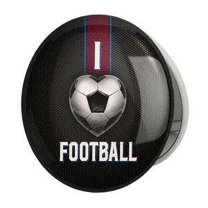 آینه جیبی خندالو طرح فوتبال Football مدل تاشو کد 25981 