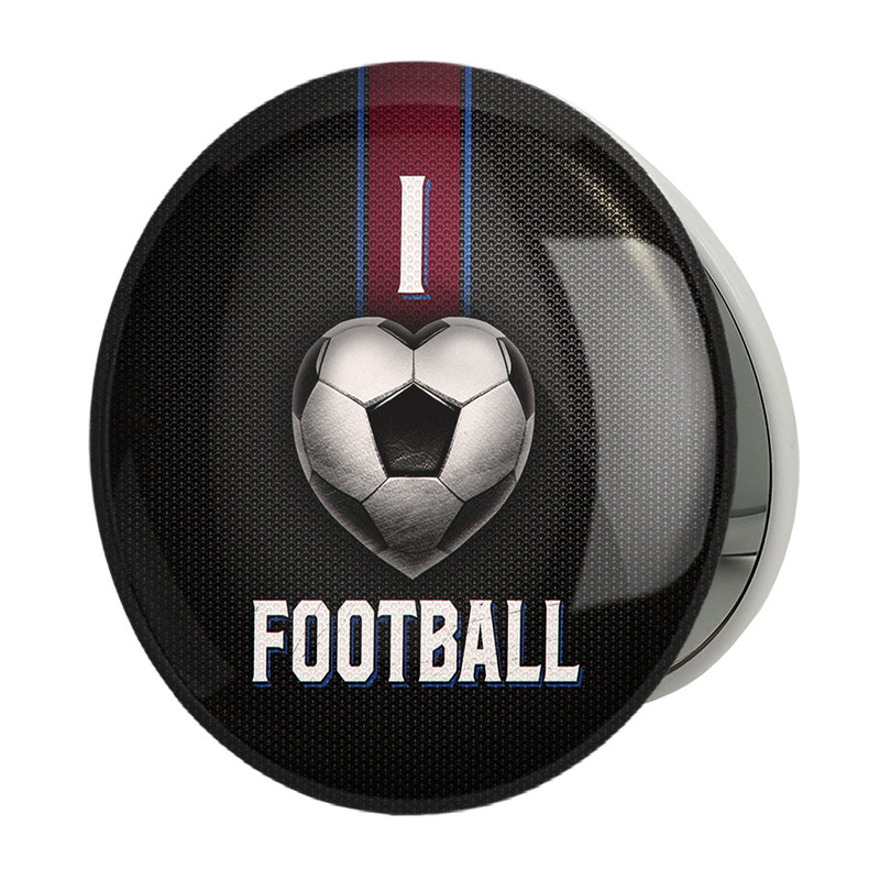 آینه جیبی خندالو طرح فوتبال Football مدل تاشو کد 25981 