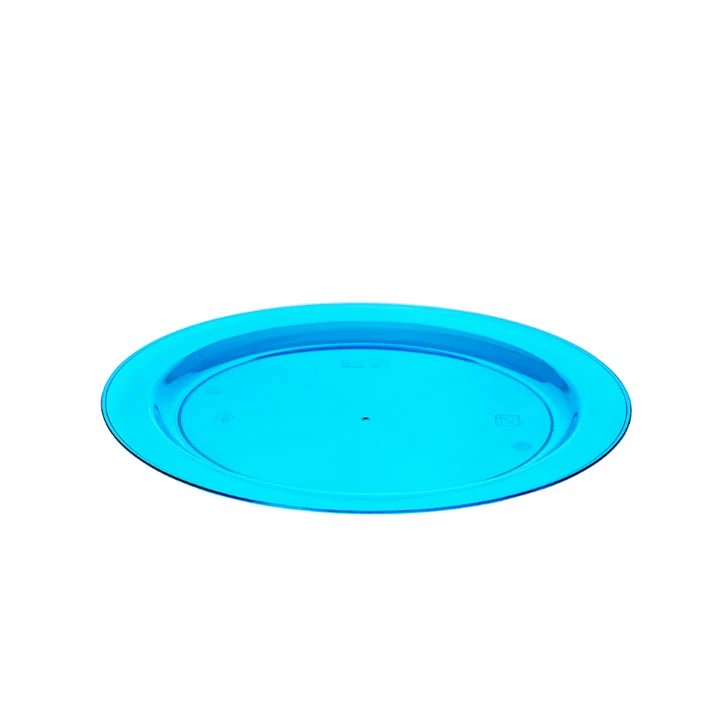 بشقاب یکبار مصرف مدل رنگین کمان الماس بسته 6 عددی