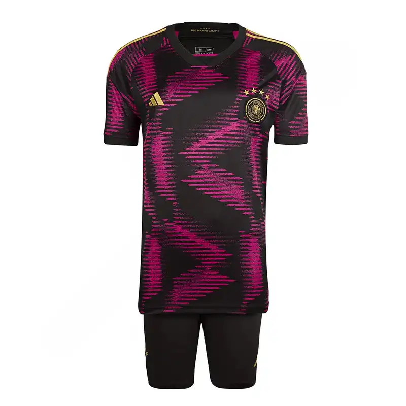 ست تی شرت و شلوارک ورزشی مردانه مدل فوتبال دوم آلمان NK-7001