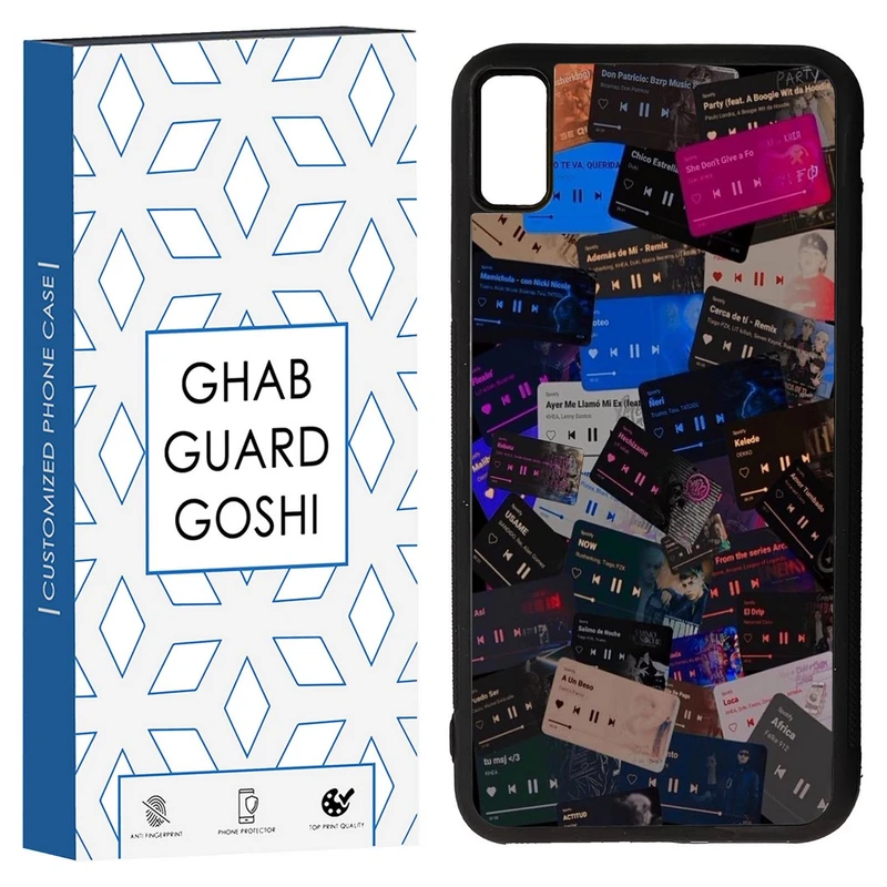 کاور قاب گارد گوشی طرح موزیک کد TPU-264 مناسب برای گوشی موبایل اپل Iphone XS MAX/ X MAX