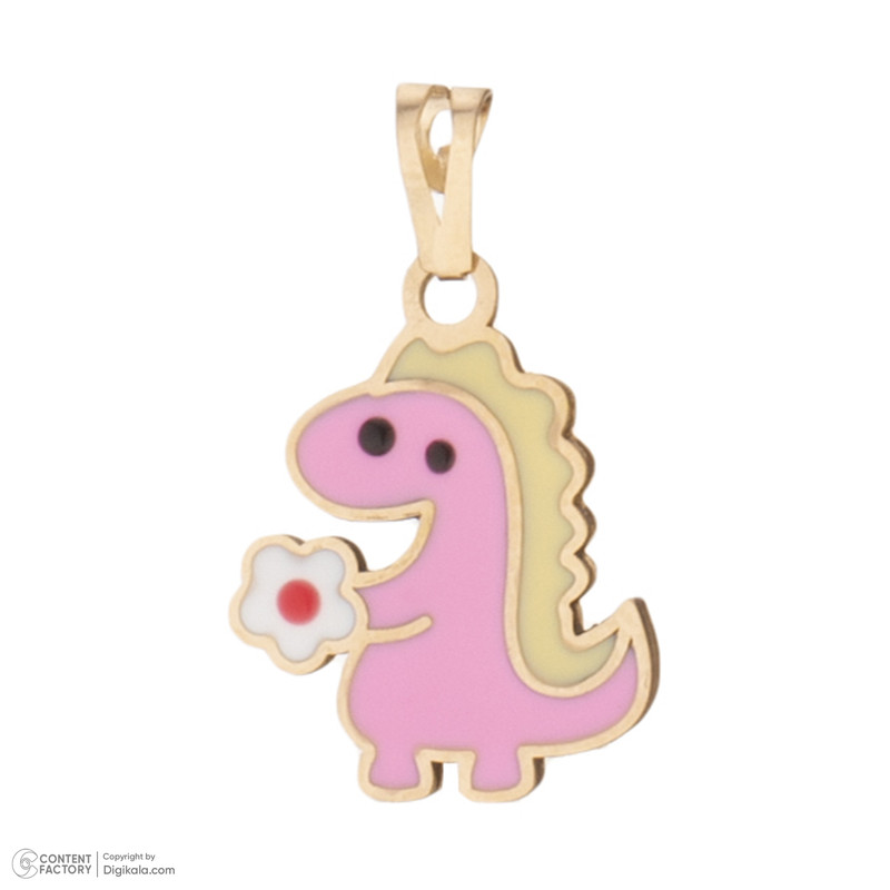 آویز گردنبند طلا 18 عیار دخترانه طلای مستجابی مدل 55114