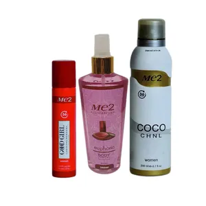  بادی اسپلش و اسپری بدن زنانه می تو مدل 124 مجموعه 3 عددی 