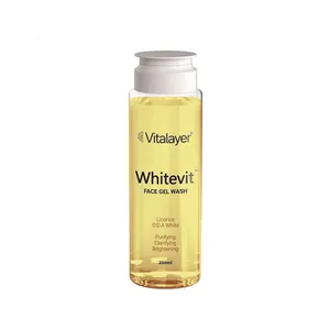 ژل شستشو صورت ویتالیر مدل whitevit حجم 200 میلی لیتر
