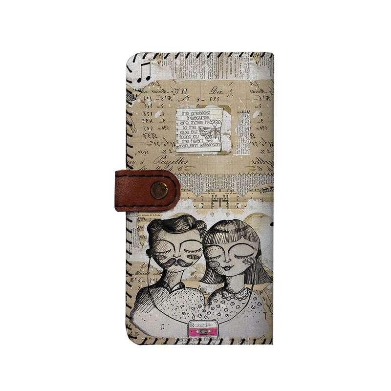 کیف پول چرمی ترمه طراحان ایده مدل بنددار هواخواه توام  کد trm085