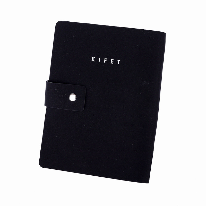 دفتر کلاسوری 100 برگ کیفت مدل چرمی پاستلی