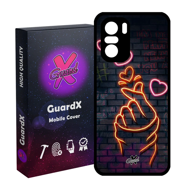 کاور گارد ایکس طرح Love مدل Glass10022 مناسب برای گوشی موبایل شیائومی Poco F3/MI 11X/MI 11X Pro/Redmi K40/K40 Pro