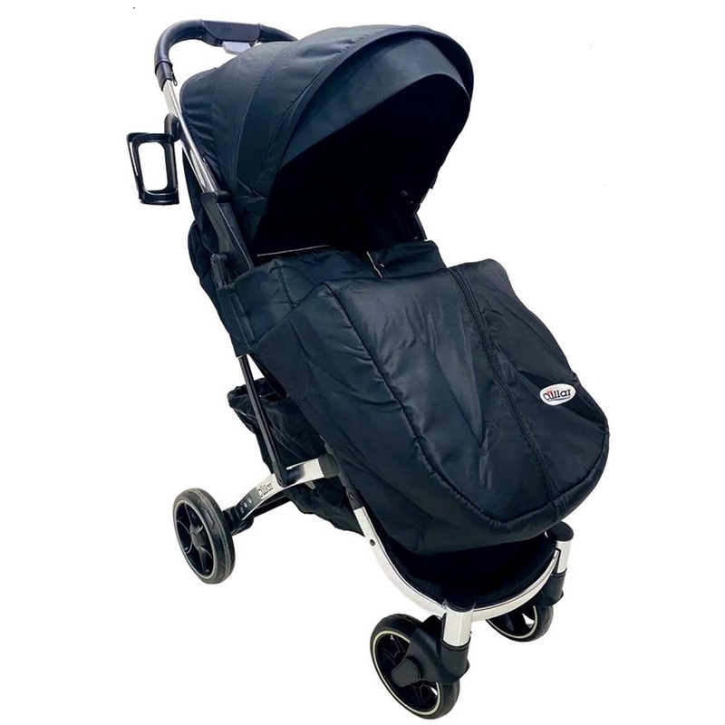 کالسکه کولار مدل   Baby stroller cullar model S600 new plus Silver color in black