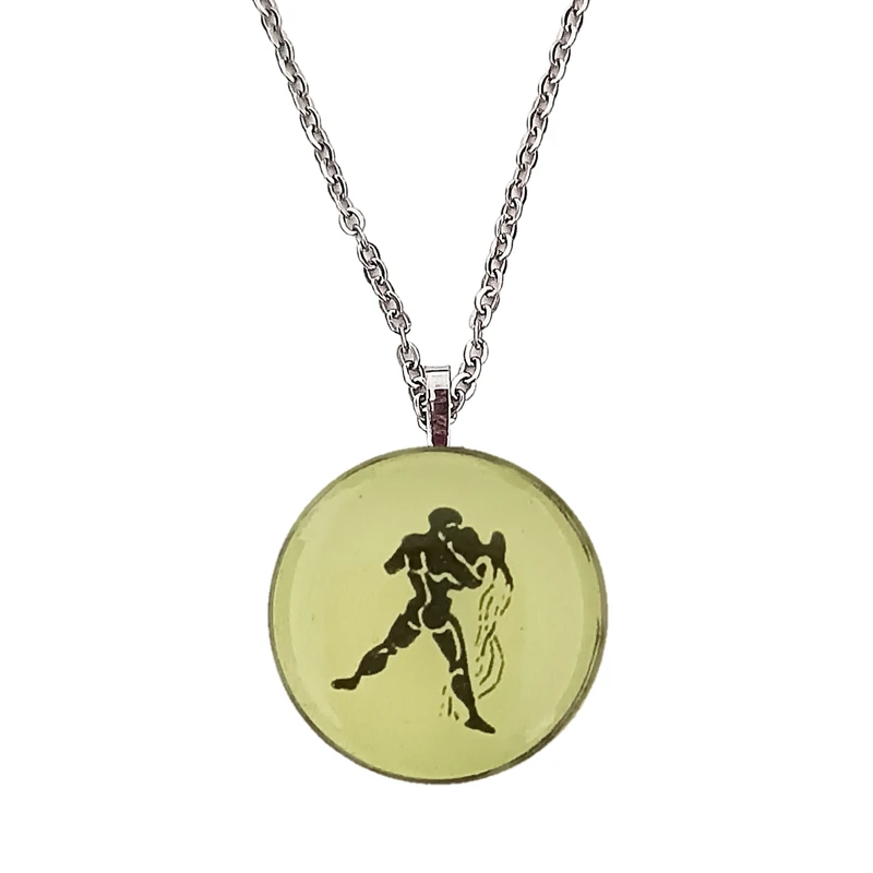 گردنبند مردانه مدل بهمن ماه شبتاب استیل