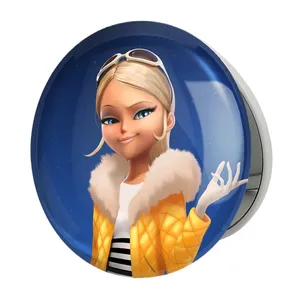 آینه جیبی خندالو طرح کلویی دختر کفشدوزکی مدل تاشو کد 25019 