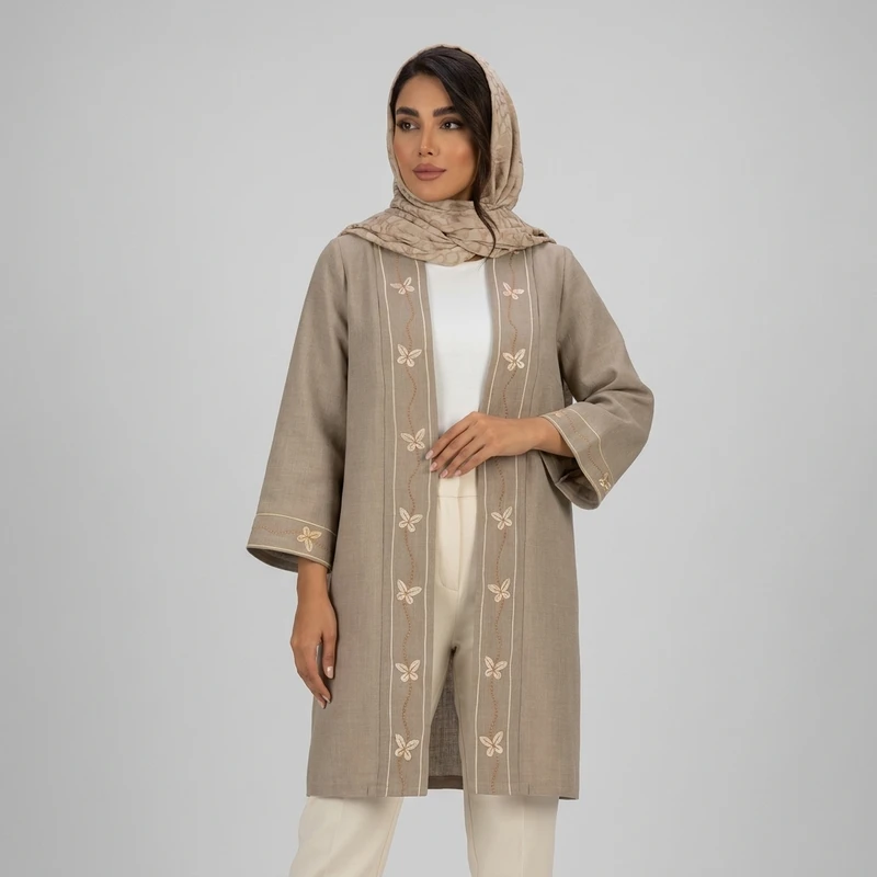 مانتو زنانه السانا مدل هیام کد 2691