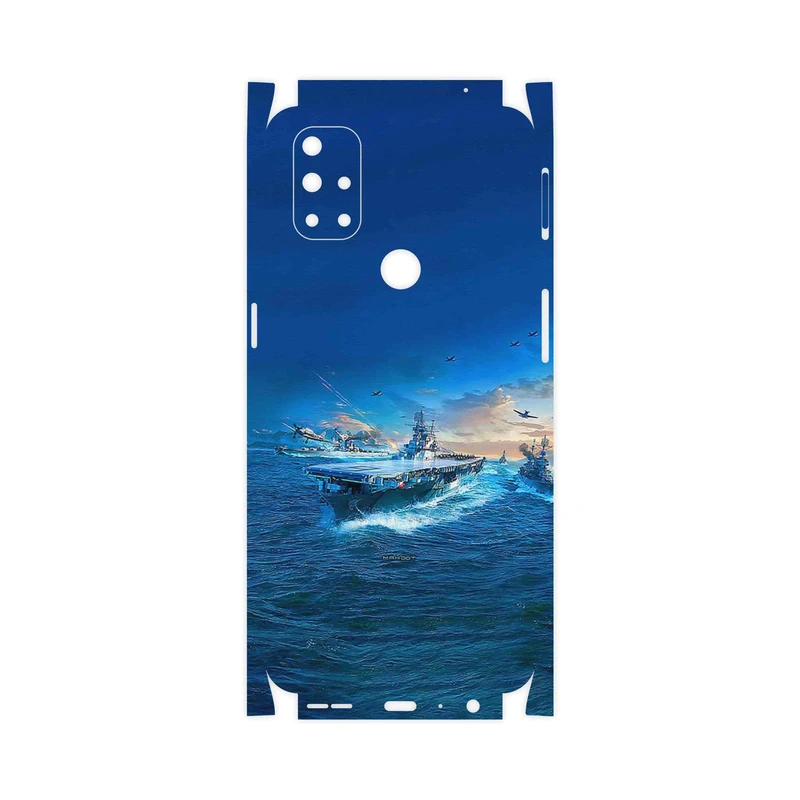 برچسب پوششی ماهوت مدل Warship-FullSkin مناسب برای گوشی موبایل وان پلاس Nord N10 5G