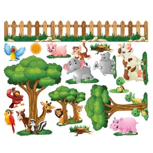 Zhivar Lovely Animals Wall Sticker