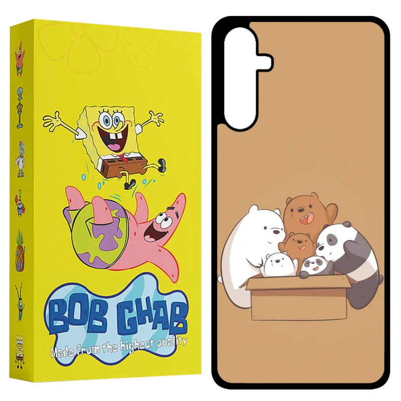 کاور باب قاب طرح خرسی مدل BCPA34 مناسب برای گوشی موبایل سامسونگ Galaxy A34 5G